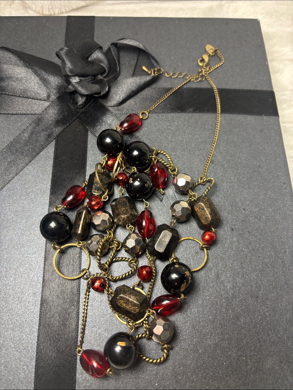 Lia Sophia 48” Beaded Necklace